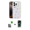 MARSİLYAN™- iPhone 16 Pro Max Kılıf Odak Prime - Siyah 360 Mat Full Body Arka Koruyucu + Raze Metal Kamera Lens - SH