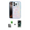 MARSİLYAN™- iPhone 16 Pro Max Kılıf Odak Prime - Siyah 360 Mat Full Body Arka Koruyucu + Raze Metal Kamera Lens - SH