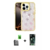 MARSİLYAN™- iPhone 16 Pro Max Kılıf Odak Prime - Siyah 360 Mat Full Body Arka Koruyucu + Raze Metal Kamera Lens - SH