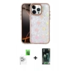 MARSİLYAN™- iPhone 16 Pro Max Kılıf Odak Prime - Siyah 360 Mat Full Body Arka Koruyucu + Raze Metal Kamera Lens - BZ