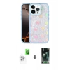 MARSİLYAN™- iPhone 16 Pro Max Kılıf Odak Prime - Siyah 360 Mat Full Body Arka Koruyucu + Raze Metal Kamera Lens - BZ