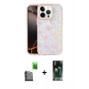 MARSİLYAN™- iPhone 16 Pro Max Kılıf Odak Prime - Siyah 360 Mat Full Body Arka Koruyucu + Raze Metal Kamera Lens - SH
