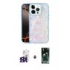 MARSİLYAN™- iPhone 16 Pro Max Kılıf Odak Prime - Siyah 360 Mat Full Body Arka Koruyucu + Bilvis Titan Kamera Lens - SH
