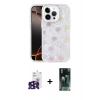 MARSİLYAN™- iPhone 16 Pro Max Kılıf Odak Prime - Siyah 360 Mat Full Body Arka Koruyucu + Bilvis Titan Kamera Lens - SH