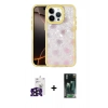 MARSİLYAN™- iPhone 16 Pro Max Kılıf Odak Prime - Siyah 360 Mat Full Body Arka Koruyucu + Bilvis Titan Kamera Lens - SH
