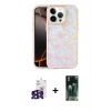 MARSİLYAN™- iPhone 16 Pro Max Kılıf Odak Prime - Siyah 360 Mat Full Body Arka Koruyucu + Bilvis Titan Kamera Lens - SH