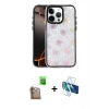 MARSİLYAN™- iPhone 16 Pro Max Kılıf Odak Prime - Siyah 3D Antistatik Cam Ekran Koruyucu + Raze Metal Kamera Lens - CLTM
