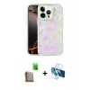 MARSİLYAN™- iPhone 16 Pro Max Kılıf Odak Prime - Siyah 3D Antistatik Cam Ekran Koruyucu + Raze Metal Kamera Lens - CLTM