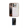 MARSİLYAN™- iPhone 16 Pro Max Kılıf Odak Prime - Siyah 3D Antistatik Hayalet Cam Ekran Koruyucu