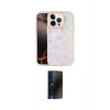 MARSİLYAN™- iPhone 16 Pro Max Kılıf Odak Prime - Siyah 3D Antistatik Hayalet Cam Ekran Koruyucu