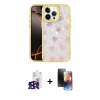 MARSİLYAN™- iPhone 16 Pro Max Kılıf Odak Prime - Siyah 3D Antistatik Mat Seramik Nano Ekran Koruyucu + Bilvis Titan Kamera Lens - SH