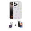 MARSİLYAN™- iPhone 16 Pro Max Kılıf Odak Prime - Siyah 3D Antistatik Mat Seramik Nano Ekran Koruyucu + Bilvis Titan Kamera Lens - SH