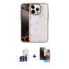 MARSİLYAN™- iPhone 16 Pro Max Kılıf Odak Prime - Siyah 3D Antistatik Mat Seramik Nano Ekran Koruyucu + Bilvis Titan Kamera Lens - SH