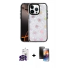 MARSİLYAN™- iPhone 16 Pro Max Kılıf Odak Prime - Siyah 3D Antistatik Mat Seramik Nano Ekran Koruyucu + Bilvis Titan Kamera Lens - SH