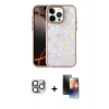 MARSİLYAN™- iPhone 16 Pro Max Kılıf Odak Prime - Siyah 3D Antistatik Mat Seramik Nano Ekran Koruyucu + Pers Alüminyum Kamera Lens - GI