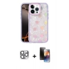 MARSİLYAN™- iPhone 16 Pro Max Kılıf Odak Prime - Siyah 3D Antistatik Mat Seramik Nano Ekran Koruyucu + Pers Alüminyum Kamera Lens - GI