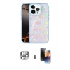 MARSİLYAN™- iPhone 16 Pro Max Kılıf Odak Prime - Siyah 3D Antistatik Mat Seramik Nano Ekran Koruyucu + Pers Alüminyum Kamera Lens - GI