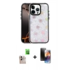 MARSİLYAN™- iPhone 16 Pro Max Kılıf Odak Prime - Siyah 3D Antistatik Mat Seramik Nano Ekran Koruyucu + Raze Metal Kamera Lens - NLGY