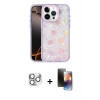 MARSİLYAN™- iPhone 16 Pro Max Kılıf Odak Prime - Siyah 3D Antistatik Mat Seramik Nano Ekran Koruyucu + Pers Alüminyum Kamera Lens - GS