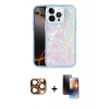 MARSİLYAN™- iPhone 16 Pro Max Kılıf Odak Prime - Siyah 3D Antistatik Mat Seramik Nano Ekran Koruyucu + Pers Alüminyum Kamera Lens - CLTM