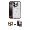 MARSİLYAN™- iPhone 16 Pro Max Kılıf Odak Prime - Siyah 3D Antistatik Mat Seramik Nano Ekran Koruyucu + Pers Alüminyum Kamera Lens - CLTM