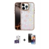MARSİLYAN™- iPhone 16 Pro Max Kılıf Odak Prime - Siyah 3D Antistatik Mat Seramik Nano Ekran Koruyucu + Bilvis Titan Kamera Lens - TMGI