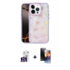 MARSİLYAN™- iPhone 16 Pro Max Kılıf Odak Prime - Siyah 3D Antistatik Mat Seramik Nano Ekran Koruyucu + Bilvis Titan Kamera Lens - TMGI