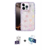 MARSİLYAN™- iPhone 16 Pro Max Kılıf Odak Prime - Siyah 3D Antistatik Seramik Nano Ekran Koruyucu + Bilvis Titan Kamera Lens - TMGI