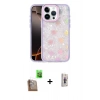 MARSİLYAN™- iPhone 16 Pro Max Kılıf Odak Prime - Siyah Bilvis 3D Cam Ekran Koruyucu + Raze Metal Kamera Lens - CLTM