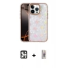 MARSİLYAN™- iPhone 16 Pro Max Kılıf Odak Prime - Siyah Bilvis 3D Cam Ekran Koruyucu + PVD Metal Kamera Lens - GS