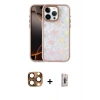 MARSİLYAN™- iPhone 16 Pro Max Kılıf Odak Prime - Siyah Bilvis 3D Cam Ekran Koruyucu + Pers Alüminyum Kamera Lens - CLTM