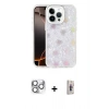 MARSİLYAN™- iPhone 16 Pro Max Kılıf Odak Prime - Siyah Bilvis 3D Cam Ekran Koruyucu + Pers Alüminyum Kamera Lens - GS
