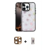 MARSİLYAN™- iPhone 16 Pro Max Kılıf Odak Prime - Siyah Bilvis 3D Cam Ekran Koruyucu + Pers Alüminyum Kamera Lens - CLTM
