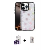 MARSİLYAN™- iPhone 16 Pro Max Kılıf Odak Prime - Siyah Bilvis 3D Cam Ekran Koruyucu + Siyah Bilvis Titan Kamera Lens