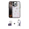 MARSİLYAN™- iPhone 16 Pro Max Kılıf Odak Prime - Siyah Bilvis 3X AR Hayalet Cam Ekran Koruyucu + Bilvis Titan Kamera Lens - GS