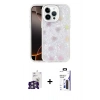 MARSİLYAN™- iPhone 16 Pro Max Kılıf Odak Prime - Siyah Bilvis 3X AR Hayalet Cam Ekran Koruyucu + Bilvis Titan Kamera Lens - GS
