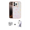 MARSİLYAN™- iPhone 16 Pro Max Kılıf Odak Prime - Siyah Bilvis 3X AR Hayalet Cam Ekran Koruyucu + Pers Alüminyum Kamera Lens - GS