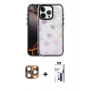MARSİLYAN™- iPhone 16 Pro Max Kılıf Odak Prime - Siyah Bilvis 3X AR Hayalet Cam Ekran Koruyucu + Pers Alüminyum Kamera Lens - CLTM