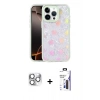 MARSİLYAN™- iPhone 16 Pro Max Kılıf Odak Prime - Siyah Bilvis 3X AR Hayalet Cam Ekran Koruyucu + Pers Alüminyum Kamera Lens - GS