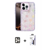 MARSİLYAN™- iPhone 16 Pro Max Kılıf Odak Prime - Siyah Bilvis 3X AR Hayalet Cam Ekran Koruyucu + PVD Metal Kamera Lens - GD