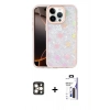 MARSİLYAN™- iPhone 16 Pro Max Kılıf Odak Prime - Siyah Bilvis 3X AR Hayalet Cam Ekran Koruyucu + PVD Metal Kamera Lens - GD