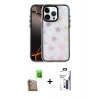 MARSİLYAN™- iPhone 16 Pro Max Kılıf Odak Prime - Siyah Bilvis 3X AR Hayalet Cam Ekran Koruyucu + Raze Metal Kamera Lens - CLTM