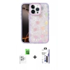 MARSİLYAN™- iPhone 16 Pro Max Kılıf Odak Prime - Siyah Bilvis 3X AR Hayalet Cam Ekran Koruyucu + Raze Metal Kamera Lens - BZ