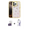 MARSİLYAN™- iPhone 16 Pro Max Kılıf Odak Prime - Siyah Bilvis 3X AR HD Cam Ekran Koruyucu + Bilvis Titan Kamera Lens - GS