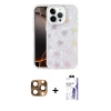 MARSİLYAN™- iPhone 16 Pro Max Kılıf Odak Prime - Siyah Bilvis 3X AR HD Cam Ekran Koruyucu + Pers Alüminyum Kamera Lens - CLTM