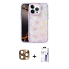 MARSİLYAN™- iPhone 16 Pro Max Kılıf Odak Prime - Siyah Bilvis 3X AR HD Cam Ekran Koruyucu + Pers Alüminyum Kamera Lens - CLTM