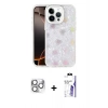 MARSİLYAN™- iPhone 16 Pro Max Kılıf Odak Prime - Siyah Bilvis 3X AR HD Cam Ekran Koruyucu + Pers Alüminyum Kamera Lens - GS