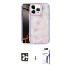 MARSİLYAN™- iPhone 16 Pro Max Kılıf Odak Prime - Siyah Bilvis 3X AR HD Cam Ekran Koruyucu + PVD Metal Kamera Lens - GD