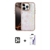 MARSİLYAN™- iPhone 16 Pro Max Kılıf Odak Prime - Siyah Bilvis 3X AR HD Cam Ekran Koruyucu + PVD Metal Kamera Lens - GS