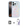 MARSİLYAN™- iPhone 16 Pro Max Kılıf Odak Prime - Siyah Bilvis 3X AR HD Cam Ekran Koruyucu + PVD Metal Kamera Lens - GS